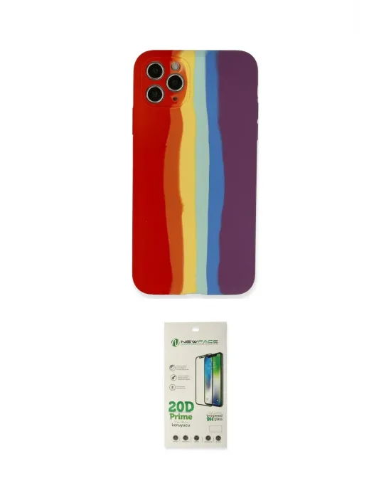 ieg™ iPhone 11 Pro Kılıf Yadigar Çizgi - Siyah 20D Premium Cam Ekran Koruyucu
