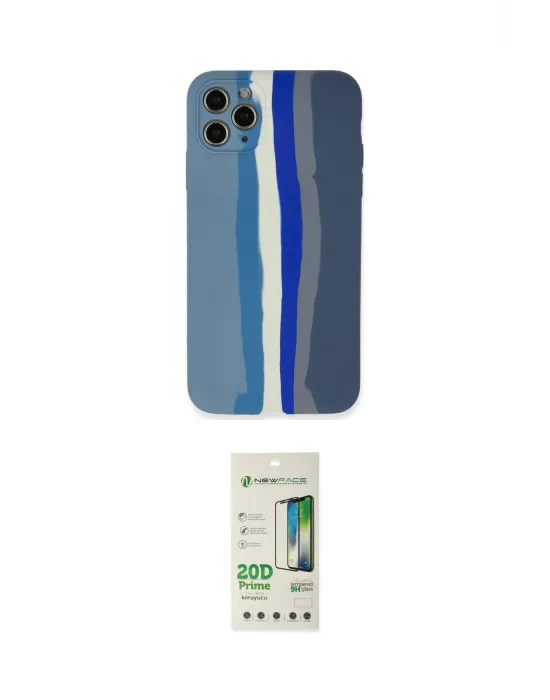 ieg™ iPhone 11 Pro Kılıf Yadigar Çizgi - Siyah 20D Premium Cam Ekran Koruyucu