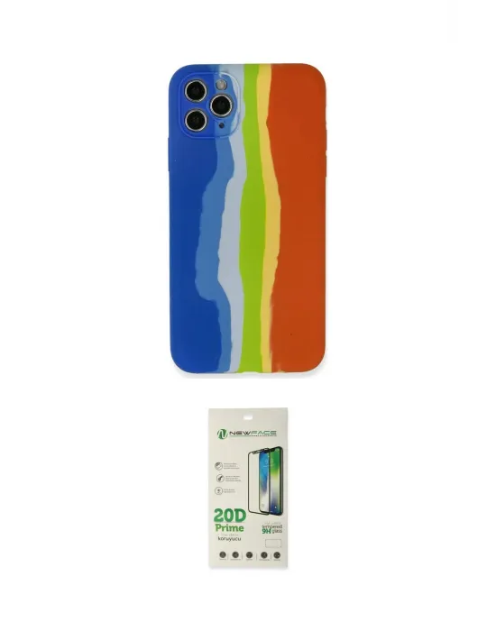 ieg™ iPhone 11 Pro Kılıf Yadigar Çizgi - Siyah 20D Premium Cam Ekran Koruyucu