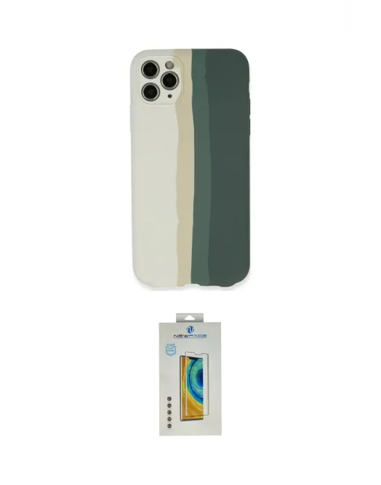 ieg™ iPhone 11 Pro Kılıf Yadigar Çizgi - Siyah Polymer Nano Ekran Koruyucu