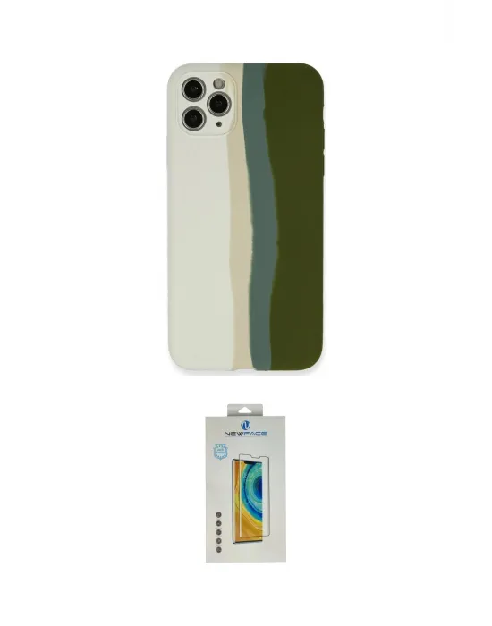 ieg™ iPhone 11 Pro Kılıf Yadigar Çizgi - Siyah Polymer Nano Ekran Koruyucu