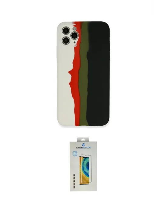 ieg™ iPhone 11 Pro Kılıf Yadigar Çizgi - Siyah Polymer Nano Ekran Koruyucu