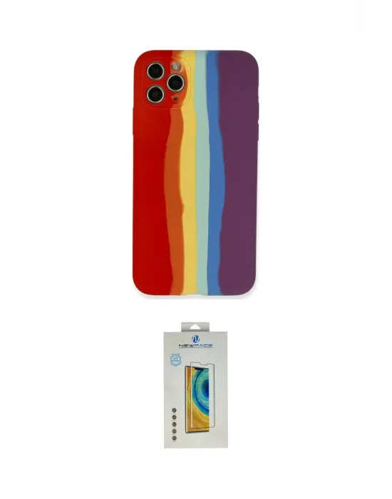ieg™ iPhone 11 Pro Kılıf Yadigar Çizgi - Siyah Polymer Nano Ekran Koruyucu