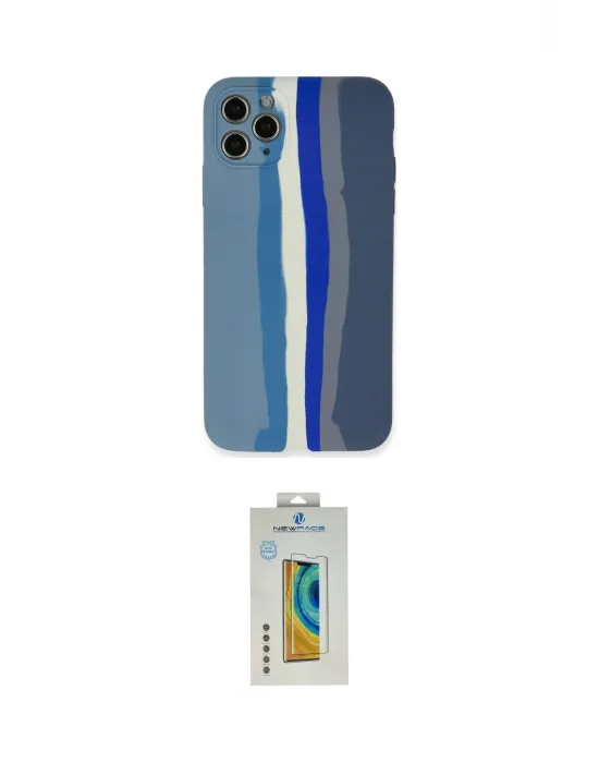 ieg™ iPhone 11 Pro Kılıf Yadigar Çizgi - Siyah Polymer Nano Ekran Koruyucu