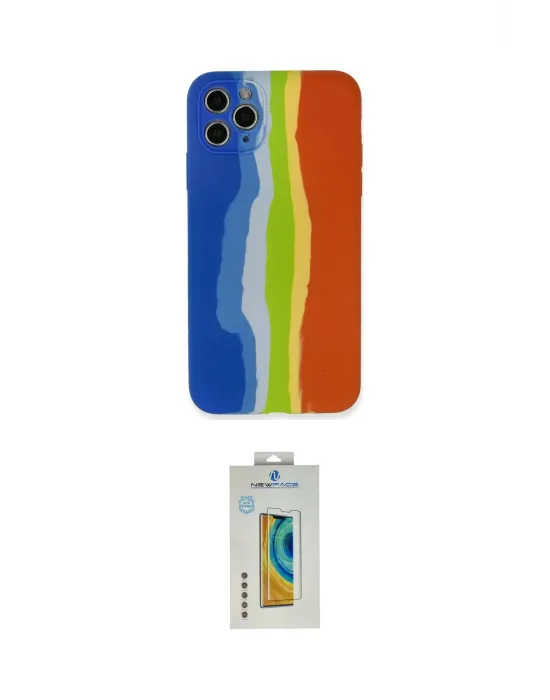 ieg™ iPhone 11 Pro Kılıf Yadigar Çizgi - Siyah Polymer Nano Ekran Koruyucu