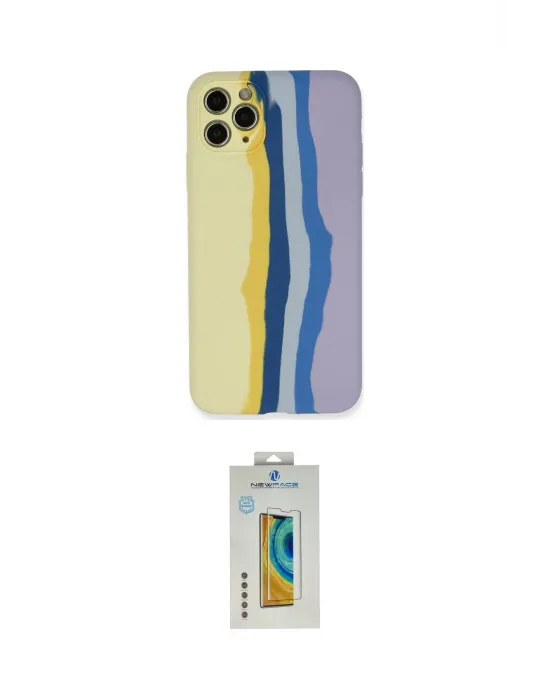 ieg™ iPhone 11 Pro Kılıf Yadigar Çizgi - Siyah Polymer Nano Ekran Koruyucu