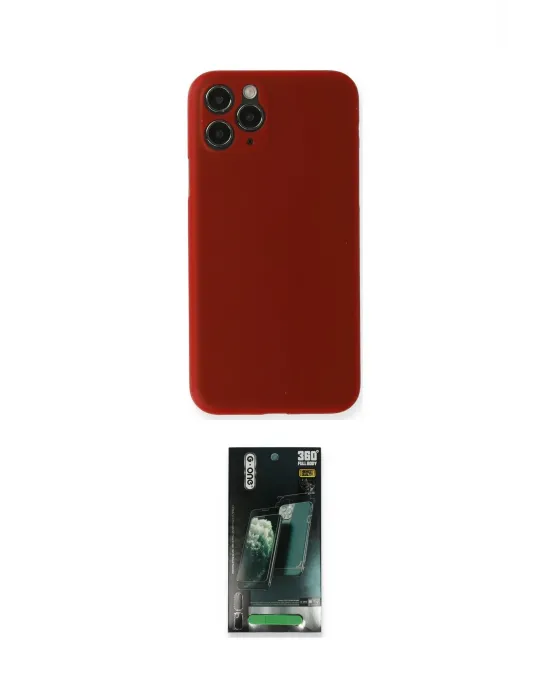ieg™ iPhone 11 Pro Kılıf Yadigar Yansıma Serisi - Şeffaf 360 Full Body Arka Koruyucu