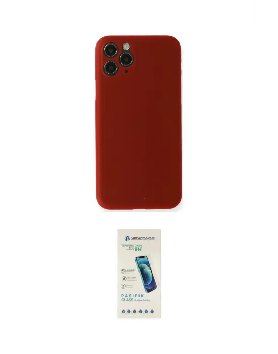 ieg™ iPhone 11 Pro Kılıf Yadigar Yansıma Serisi - Şeffaf Pasifik Cam Ekran Koruyucu