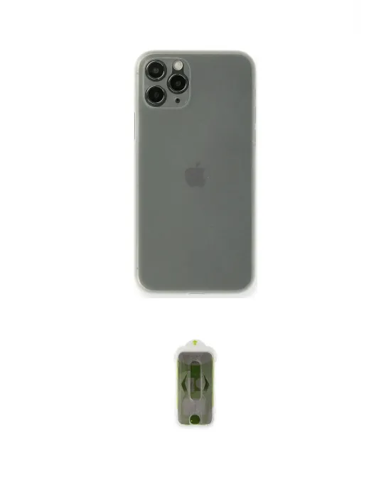 ieg™ iPhone 11 Pro Kılıf Yadigar Yansıma Serisi - Siyah Joko Magic 5D Hayalet Cam