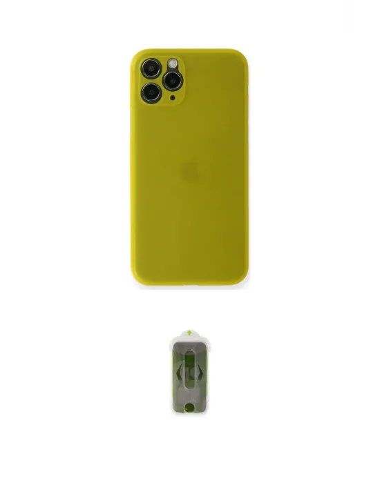ieg™ iPhone 11 Pro Kılıf Yadigar Yansıma Serisi - Siyah Joko Magic 5D Hayalet Cam