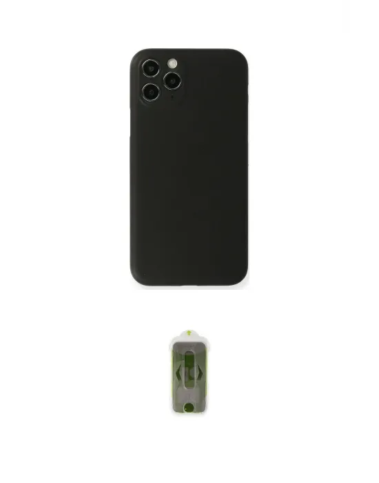 ieg™ iPhone 11 Pro Kılıf Yadigar Yansıma Serisi - Siyah Joko Magic 5D Hayalet Cam