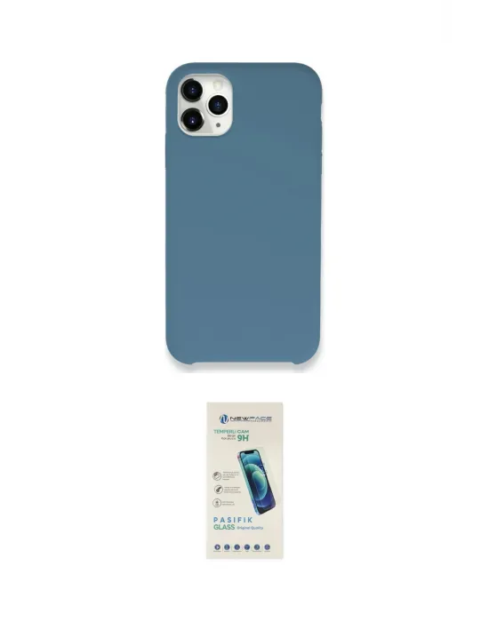 ieg™ iPhone 11 Pro Kılıf Zirve Modern Özel Seri - Şeffaf Pasifik Cam Ekran Koruyucu