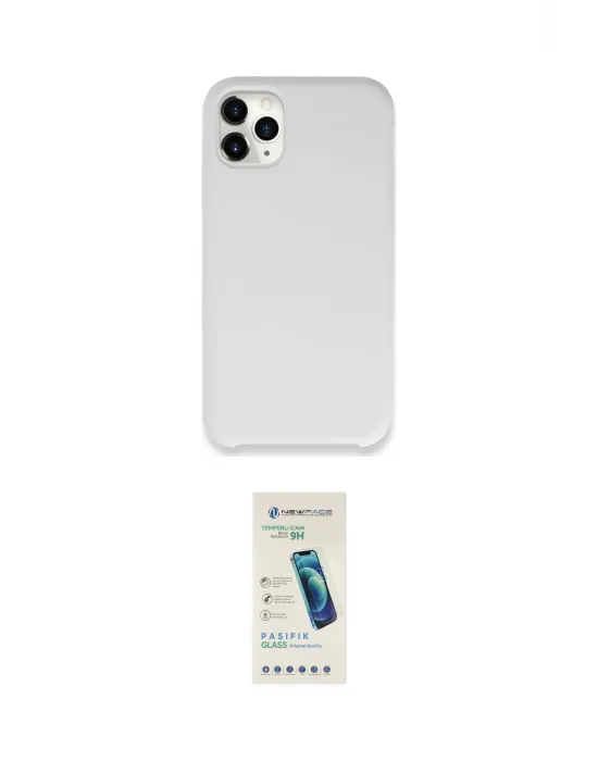 ieg™ iPhone 11 Pro Kılıf Zirve Modern Özel Seri - Şeffaf Pasifik Cam Ekran Koruyucu