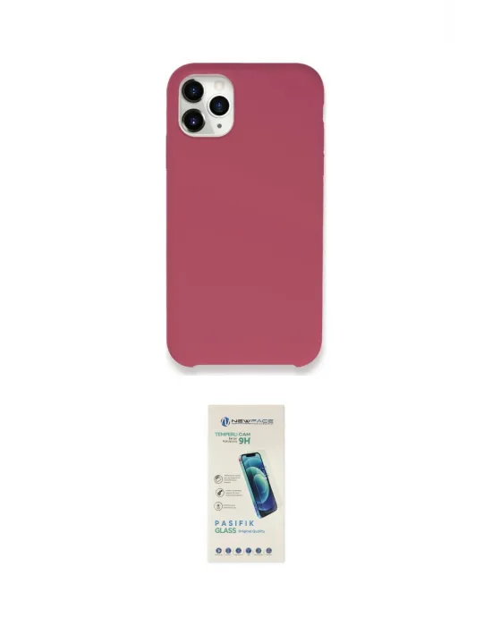 ieg™ iPhone 11 Pro Kılıf Zirve Modern Özel Seri - Şeffaf Pasifik Cam Ekran Koruyucu