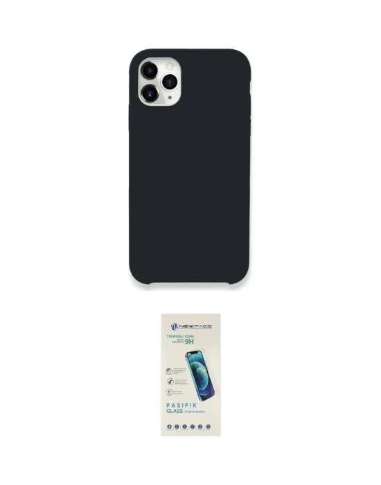 ieg™ iPhone 11 Pro Kılıf Zirve Modern Özel Seri - Şeffaf Pasifik Cam Ekran Koruyucu