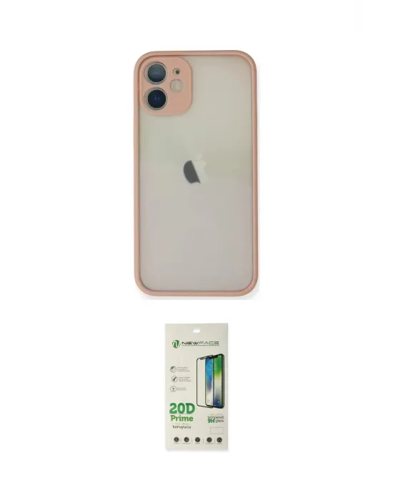 ieg™ iPhone 11 Pro Max Kılıf Ahenk Çizgi Serisi - Siyah 20D Premium Cam Ekran Koruyucu