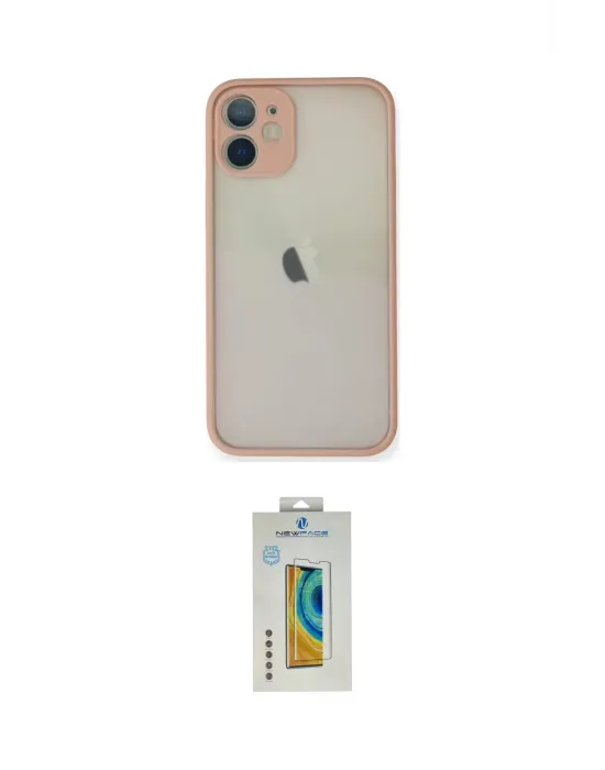 ieg™ iPhone 11 Pro Max Kılıf Ahenk Çizgi Serisi - Siyah Polymer Nano Ekran Koruyucu