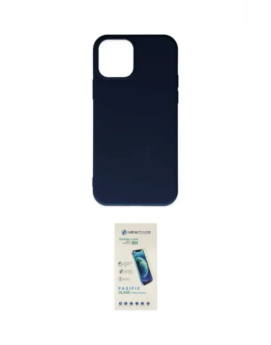 ieg™ iPhone 11 Pro Max Kılıf Ahenk Serisi - Şeffaf Pasifik Cam Ekran Koruyucu