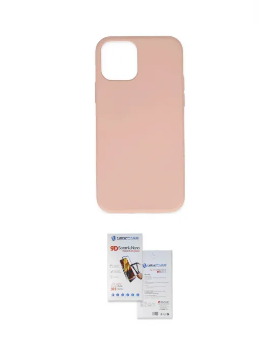 ieg™ iPhone 11 Pro Max Kılıf Ahenk Serisi - Siyah Seramik Nano Ekran Koruyucu