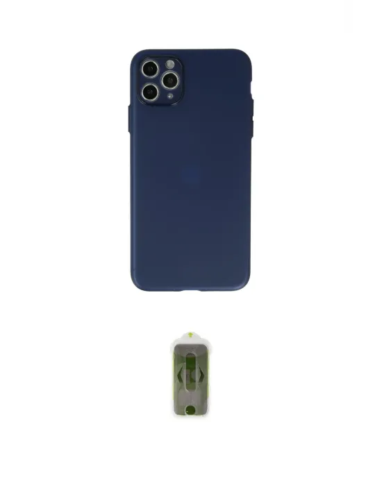 ieg™ iPhone 11 Pro Max Kılıf Atlas Minimal Prime - Siyah Joko Magic 5D Hayalet Cam