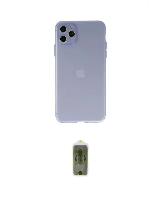 ieg™ iPhone 11 Pro Max Kılıf Atlas Minimal Prime - Siyah Joko Magic 5D Hayalet Cam