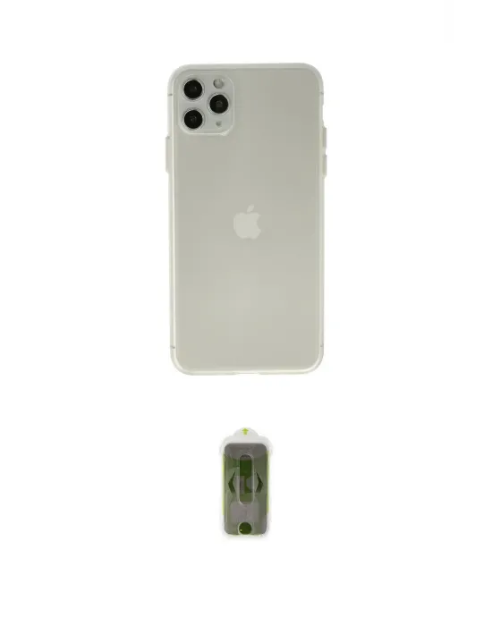 ieg™ iPhone 11 Pro Max Kılıf Atlas Minimal Prime - Siyah Joko Magic 5D Hayalet Cam