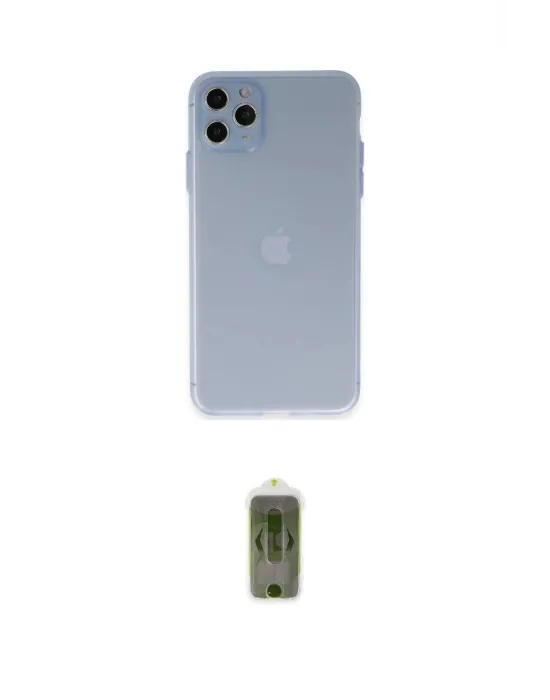 ieg™ iPhone 11 Pro Max Kılıf Atlas Minimal Prime - Siyah Joko Magic 5D Hayalet Cam