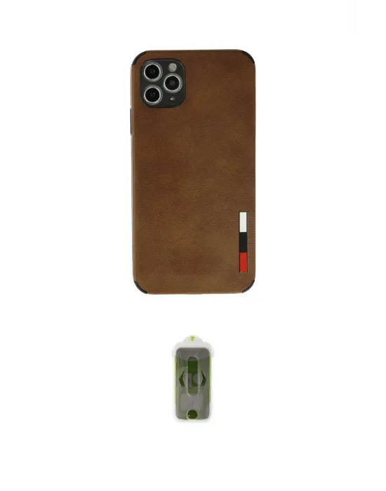 ieg™ iPhone 11 Pro Max Kılıf Doruk Asil Koleksiyonu - Siyah Joko Magic 5D Hayalet Cam