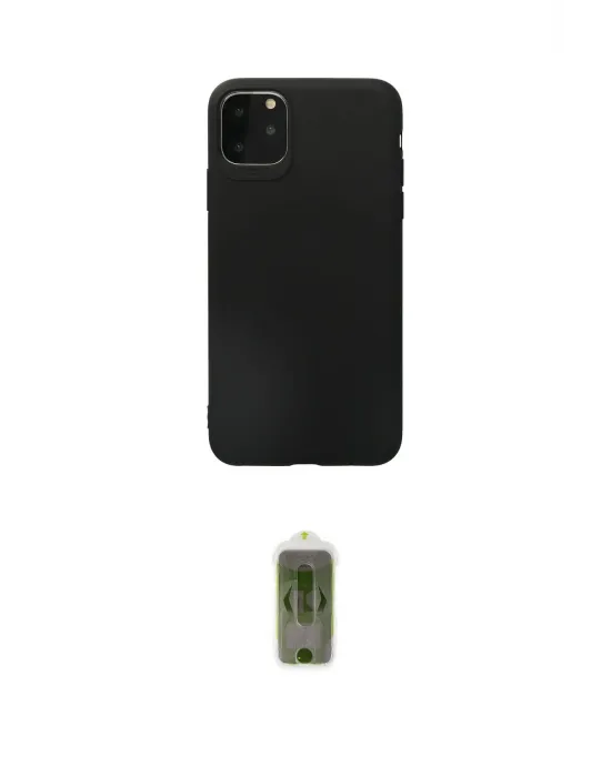 ieg™ iPhone 11 Pro Max Kılıf Kozmos Yansıma Özel Seri - Siyah Joko Magic 5D Hayalet Cam