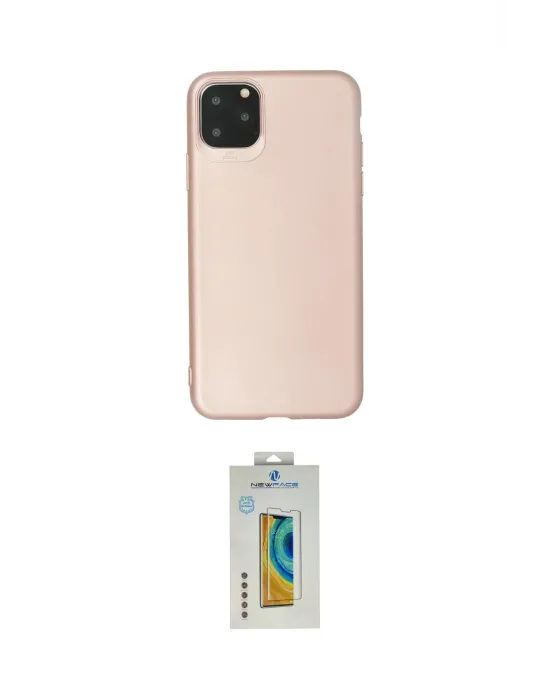 ieg™ iPhone 11 Pro Max Kılıf Kozmos Yansıma Özel Seri - Siyah Polymer Nano Ekran Koruyucu