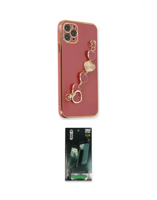 ieg™ iPhone 11 Pro Max Kılıf Nova Işık Prime - Şeffaf 360 Full Body Arka Koruyucu