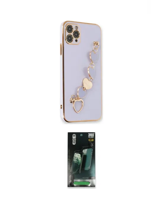 ieg™ iPhone 11 Pro Max Kılıf Nova Işık Prime - Şeffaf 360 Full Body Arka Koruyucu