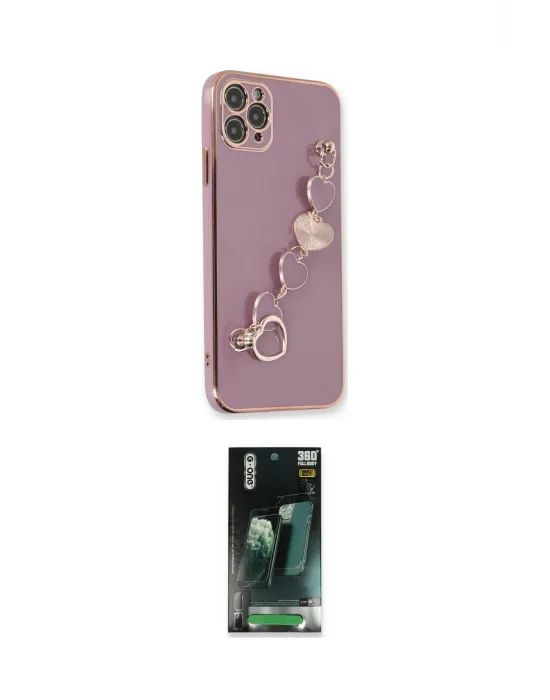 ieg™ iPhone 11 Pro Max Kılıf Nova Işık Prime - Şeffaf 360 Full Body Arka Koruyucu