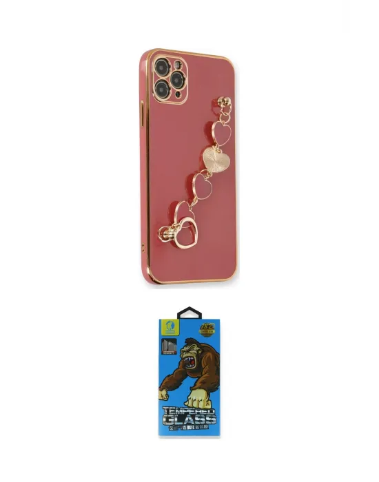ieg™ iPhone 11 Pro Max Kılıf Nova Işık Prime - Siyah 18D Cam Ekran Koruyucu