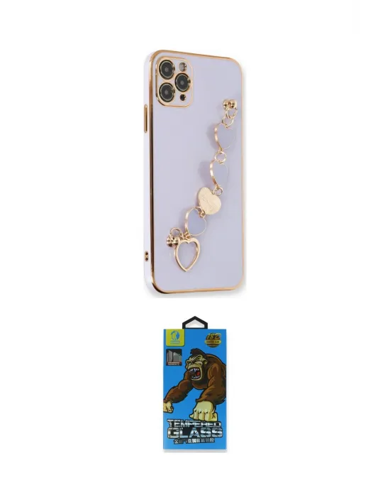 ieg™ iPhone 11 Pro Max Kılıf Nova Işık Prime - Siyah 18D Cam Ekran Koruyucu