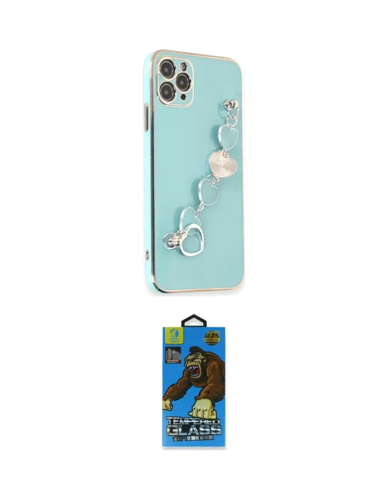 ieg™ iPhone 11 Pro Max Kılıf Nova Işık Prime - Siyah 18D Cam Ekran Koruyucu
