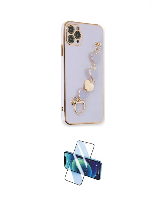 ieg™ iPhone 11 Pro Max Kılıf Nova Işık Prime - Siyah 3D Antistatik Cam Ekran Koruyucu