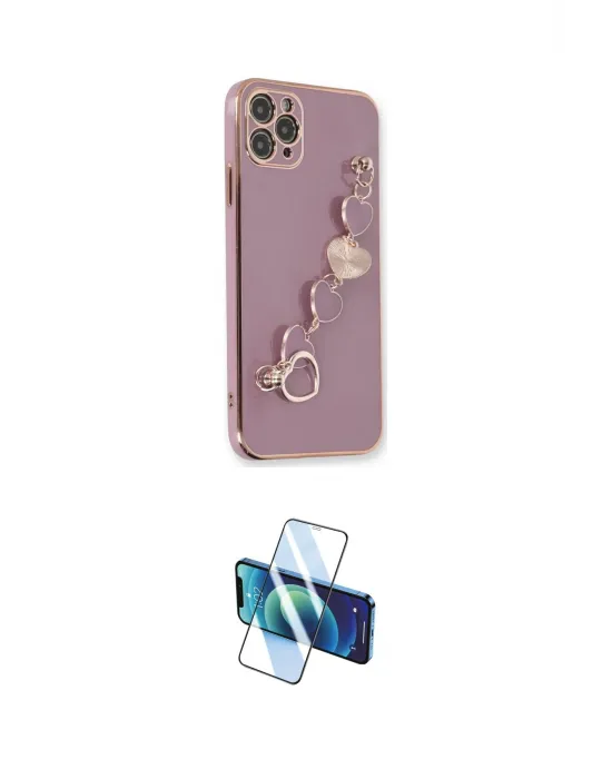 ieg™ iPhone 11 Pro Max Kılıf Nova Işık Prime - Siyah 3D Antistatik Cam Ekran Koruyucu