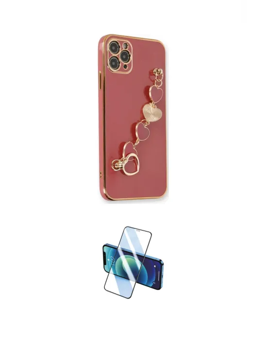 ieg™ iPhone 11 Pro Max Kılıf Nova Işık Prime - Siyah 3D Antistatik Seramik Nano Ekran Koruyucu