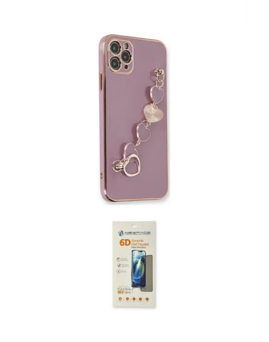 ieg™ iPhone 11 Pro Max Kılıf Nova Işık Prime - Siyah 6D Mat Seramik Hayalet Nano Ekran Koruyucu