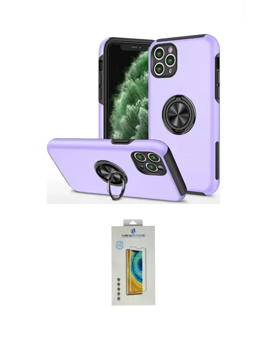 ieg™ iPhone 11 Pro Max Kılıf Odak Form Prime - Siyah Polymer Nano Ekran Koruyucu