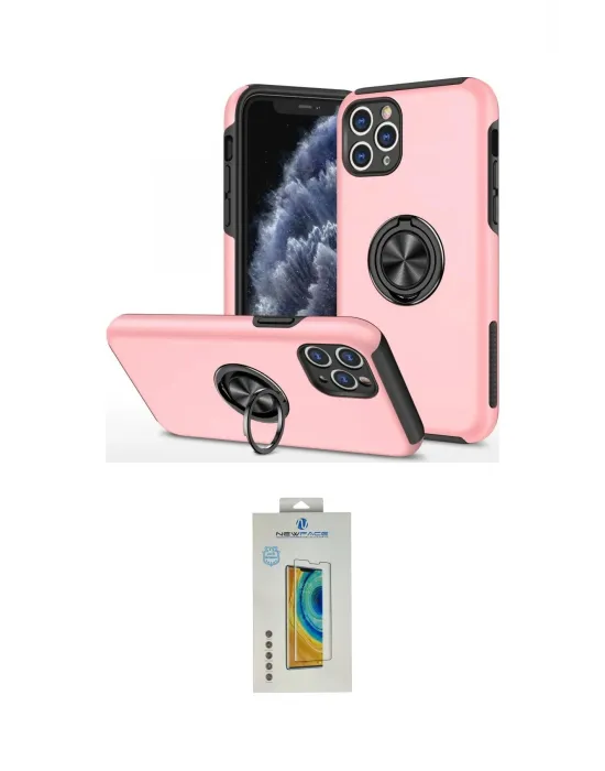 ieg™ iPhone 11 Pro Max Kılıf Odak Form Prime - Siyah Polymer Nano Ekran Koruyucu