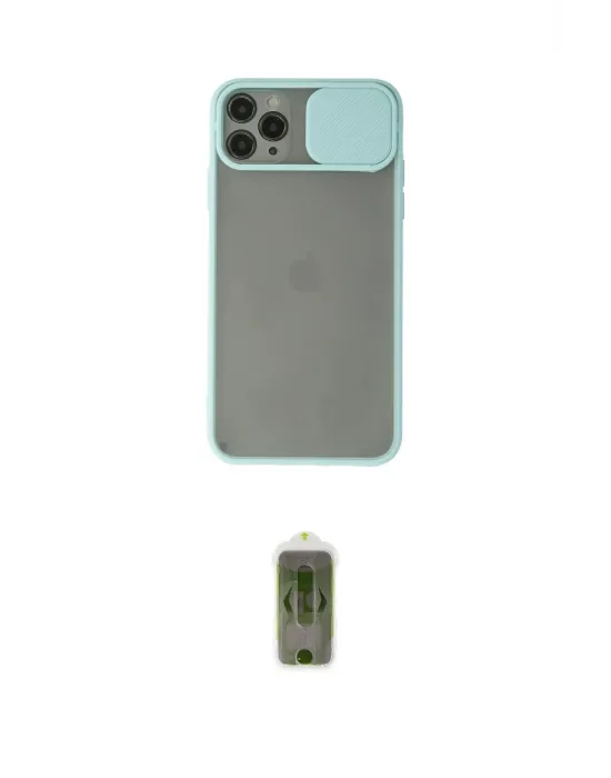ieg™ iPhone 11 Pro Max Kılıf Vadi Çizgi - Siyah Joko Magic 5D Hayalet Cam