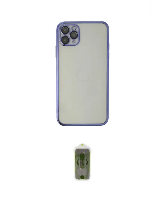 ieg™ iPhone 11 Pro Max Kılıf Vadi Minimal - Siyah Joko Magic 5D Hayalet Cam
