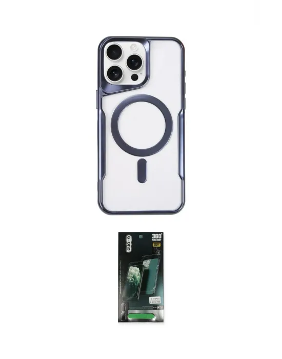 ieg™ iPhone 11 Pro Max Kılıf Yadigar Klasik Özel Seri - Siyah 360 Mat Full Body Arka Koruyucu