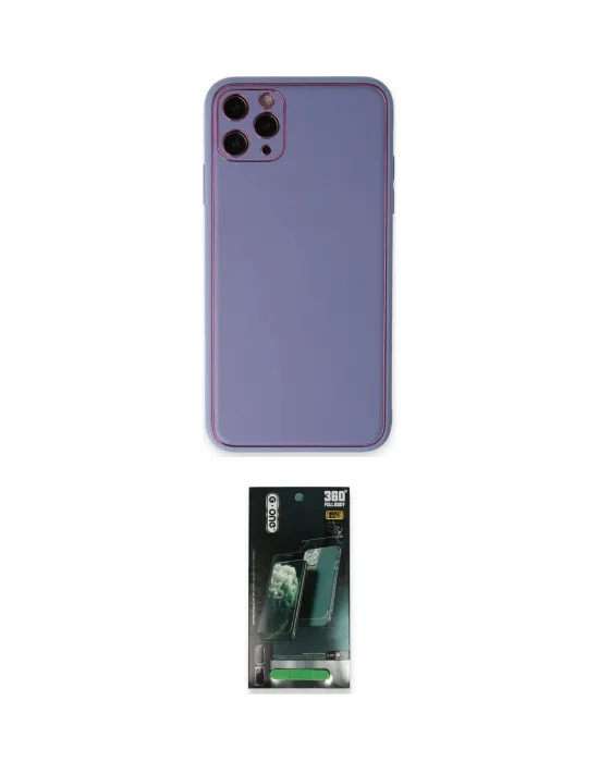 ieg™ iPhone 11 Pro Max Kılıf Yadigar Klasik - Şeffaf 360 Full Body Arka Koruyucu