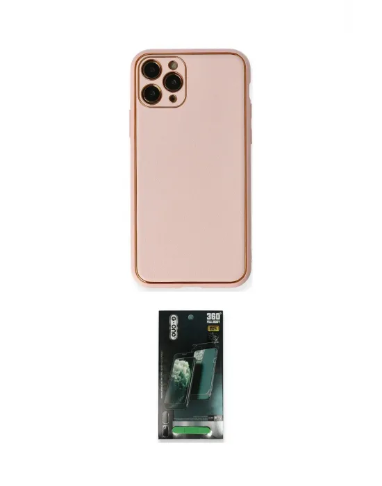 ieg™ iPhone 11 Pro Max Kılıf Yadigar Klasik - Şeffaf 360 Full Body Arka Koruyucu