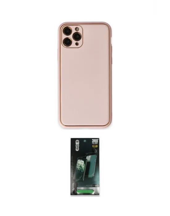 ieg™ iPhone 11 Pro Max Kılıf Yadigar Klasik - Şeffaf 360 Full Body Arka Koruyucu