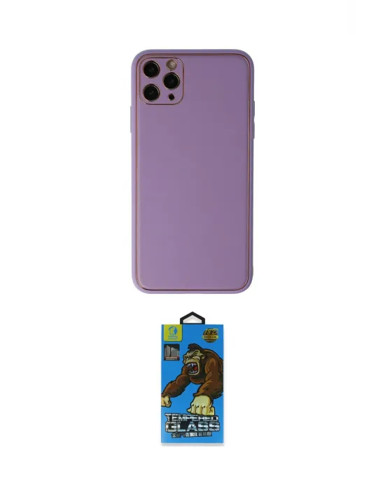 ieg™ iPhone 11 Pro Max Kılıf Yadigar Klasik - Siyah 18D Cam Ekran Koruyucu
