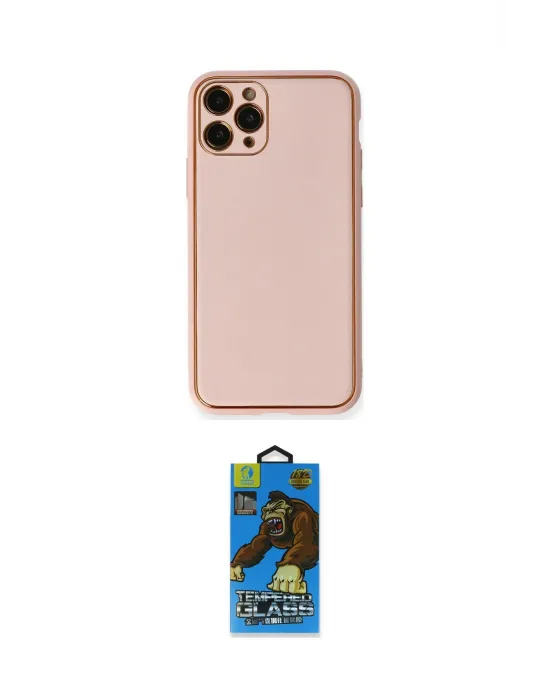 ieg™ iPhone 11 Pro Max Kılıf Yadigar Klasik - Siyah 18D Cam Ekran Koruyucu